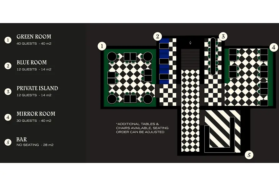Hotel Zola Floor Plan Private Rooms Restaurant Zazatam