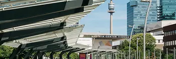 View to Austria Center Vienna
