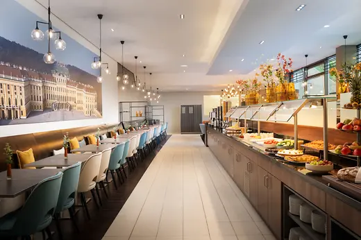 Leonardo Vienna Schönbrunn Frühstücksbuffet