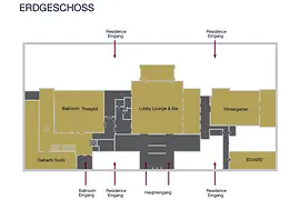 Anantara Palais Hansen Vienna Hotel Raumplan Erdgeschoss