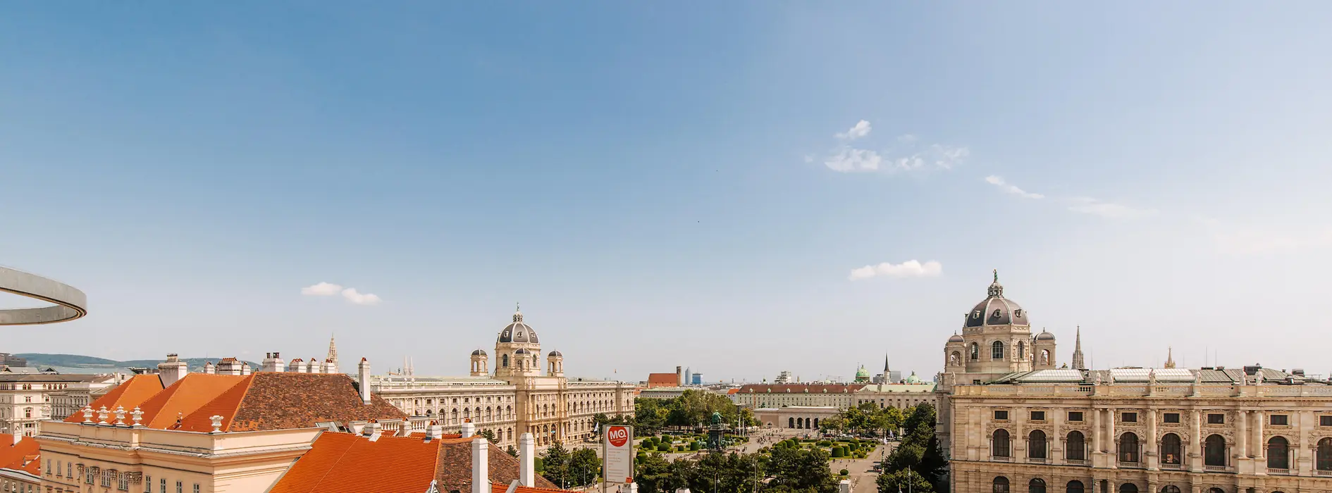 Panorama view over the Museums Quartier
