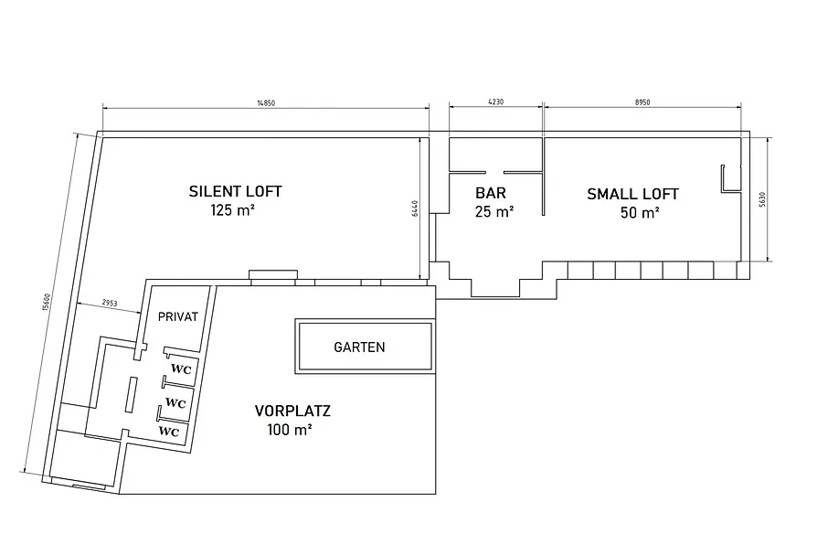 Filmquartier Wien Plan Silent Loft, Bar, Small Loft