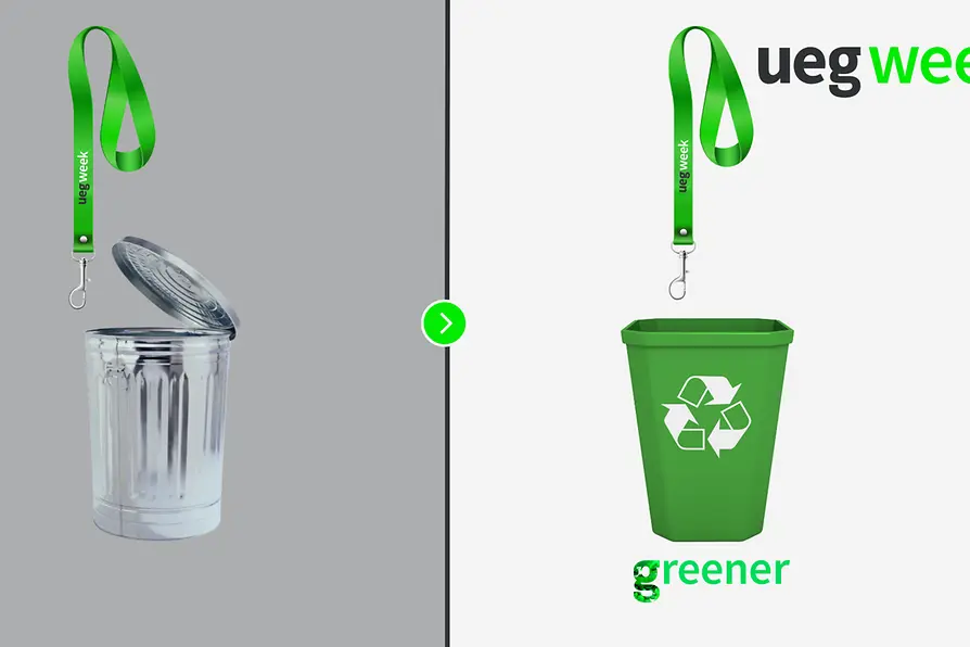 UEG Week environmental campaign