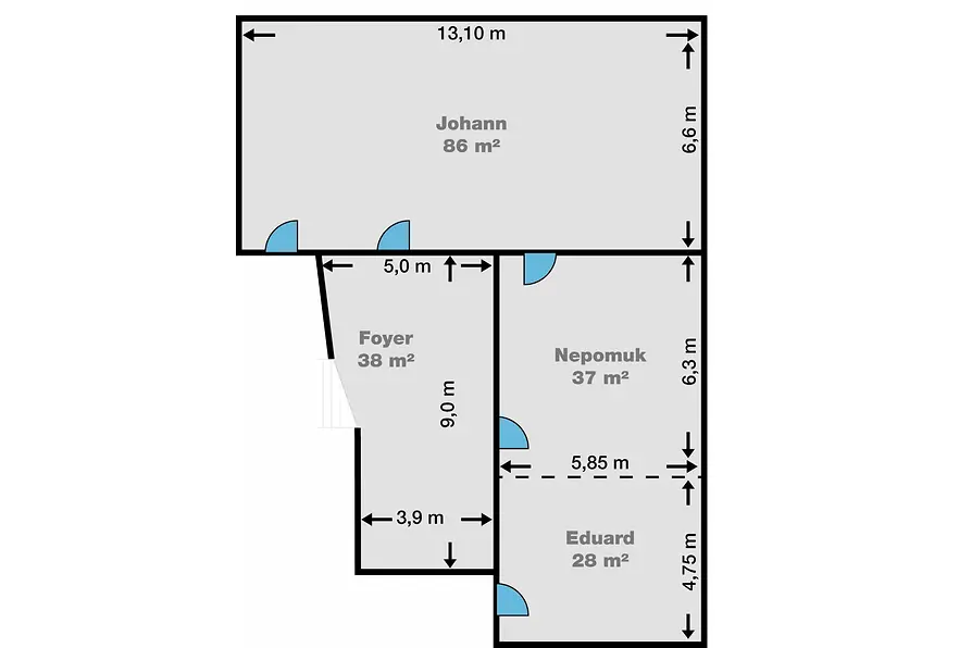Hotel Imlauer Raumplan Meetingräume
