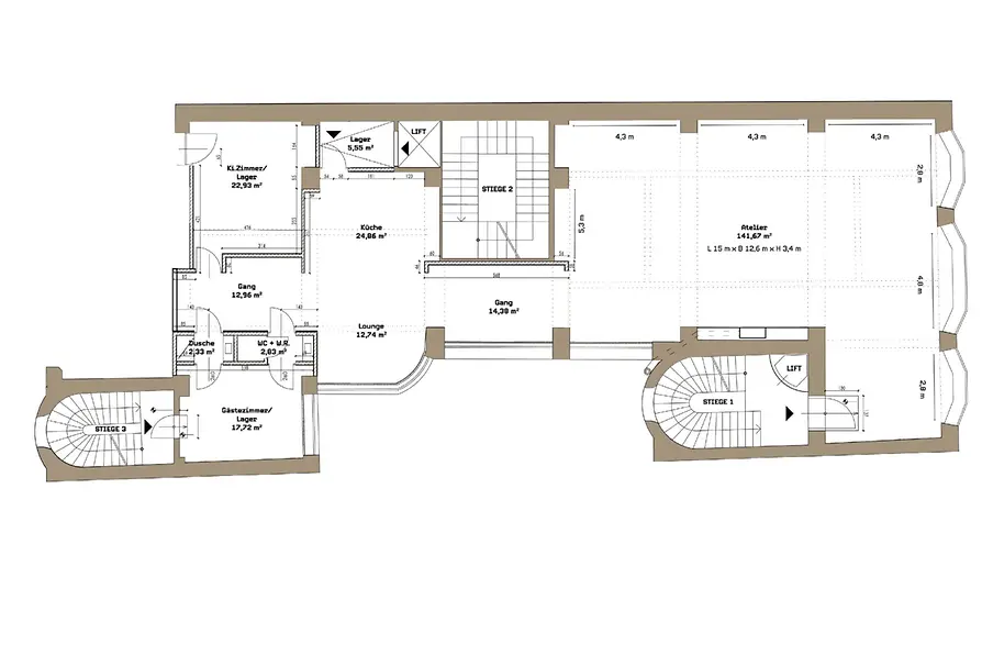 Loft Z 13 Raumplan 