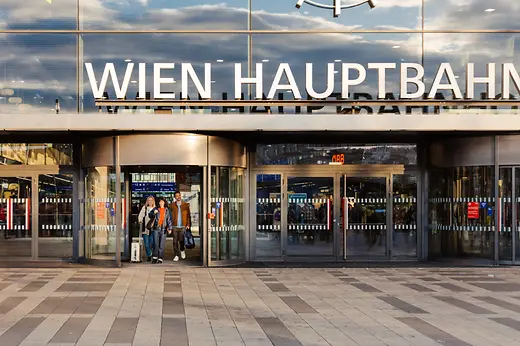 Vienna Main Station from the outside