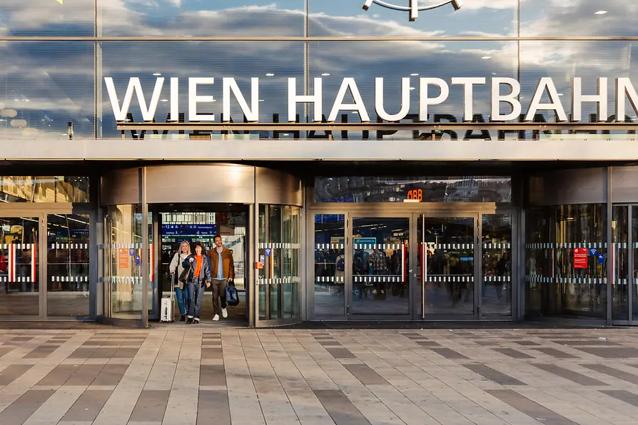 Vienna Main Station from the outside