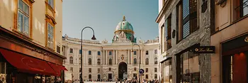 View to Hofburg, Michaelerplatz
